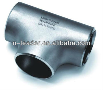 304 Stainless Steel forged welding Equal Tees