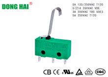 Mini Micro Switch Solder terminal Electrical Equipment