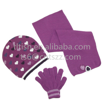 fashion glove sets hats scarfs mittens sets