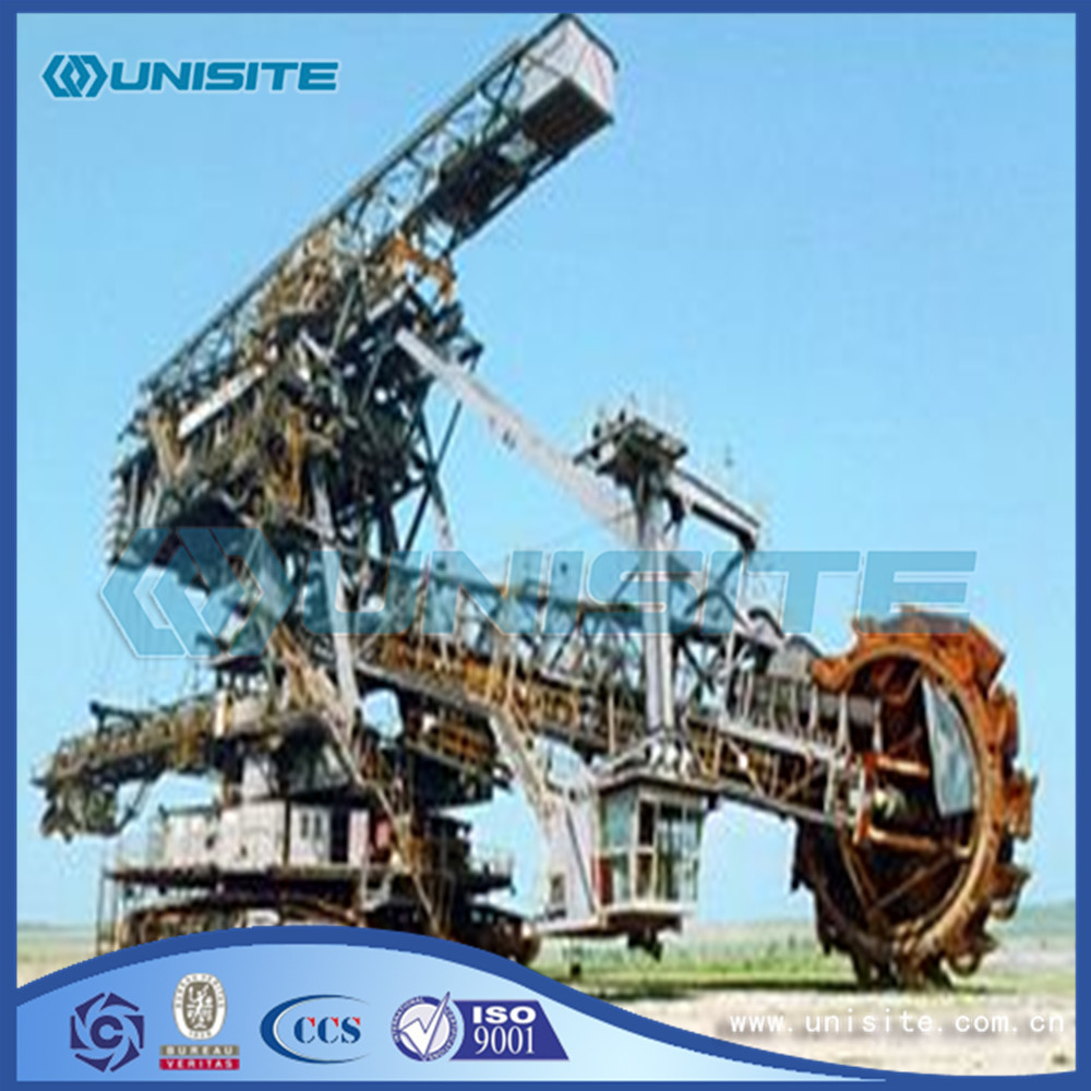 Steel bucket marine wheel