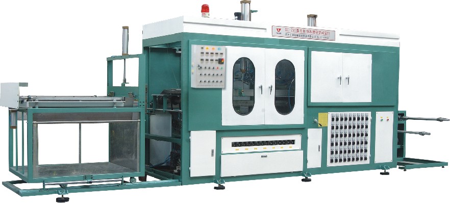 PLC type automatic vacuum forming machine