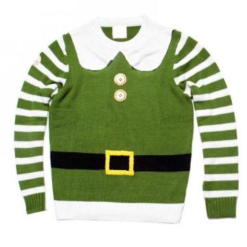 17HLC-C012 Peter-Pan collar Christmas jumper China supplier