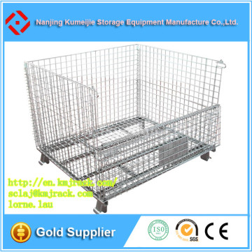 Industrial Warehouse Stackable Wire Container