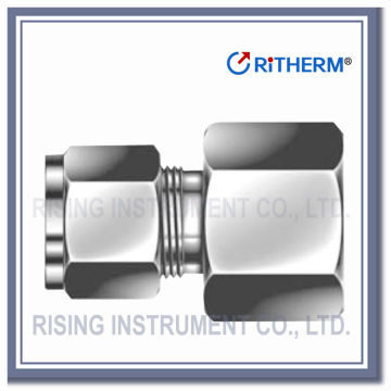 Double ferrule female connector