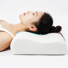 Sleep Comfort Cooling Flannel Memory Foam Pillow for Hotel Beds