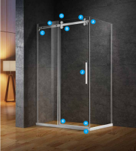 Sliding Door Hardware for Shower Room Glass Doors