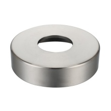 Stair handrail circular pipe column base plate cover