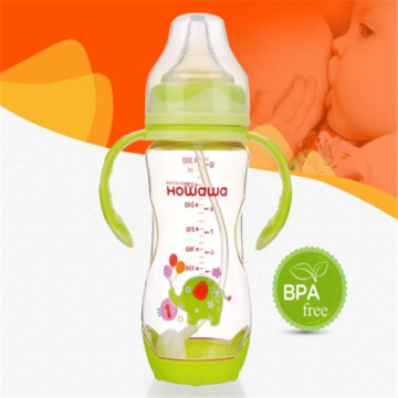 Portabottiglie per latte per allattamento per bambini con sensore di calore da 300 ml