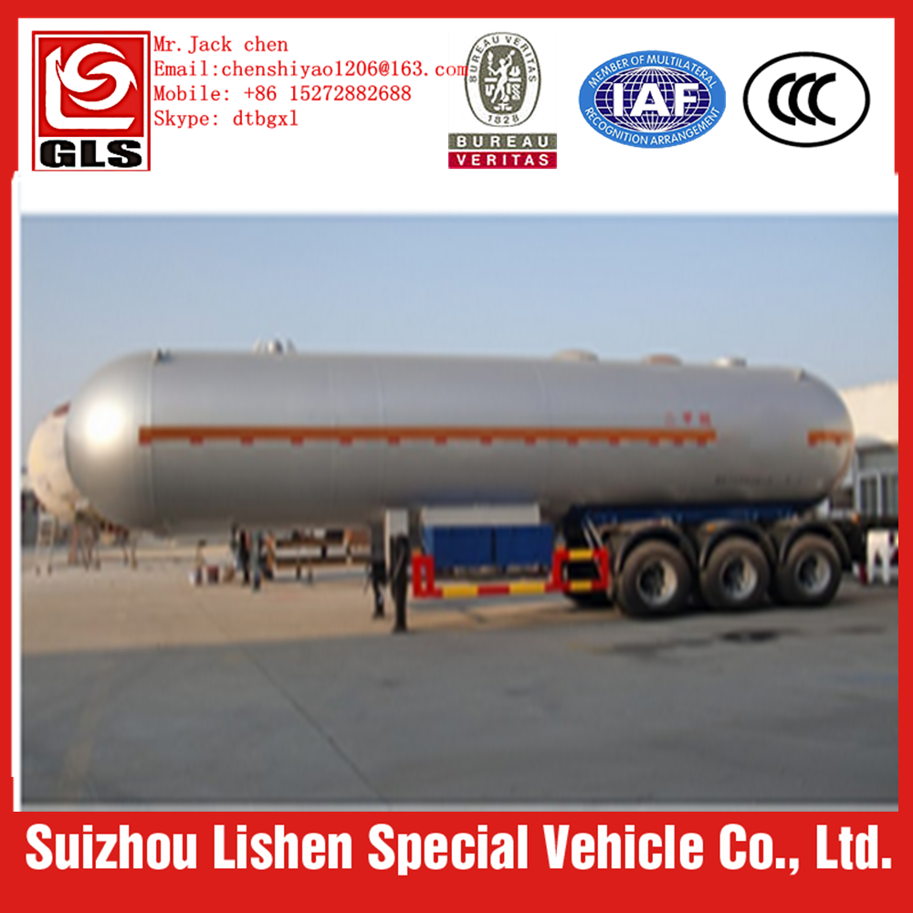 58.5m3 25ton tri-axle lpg tank trailer