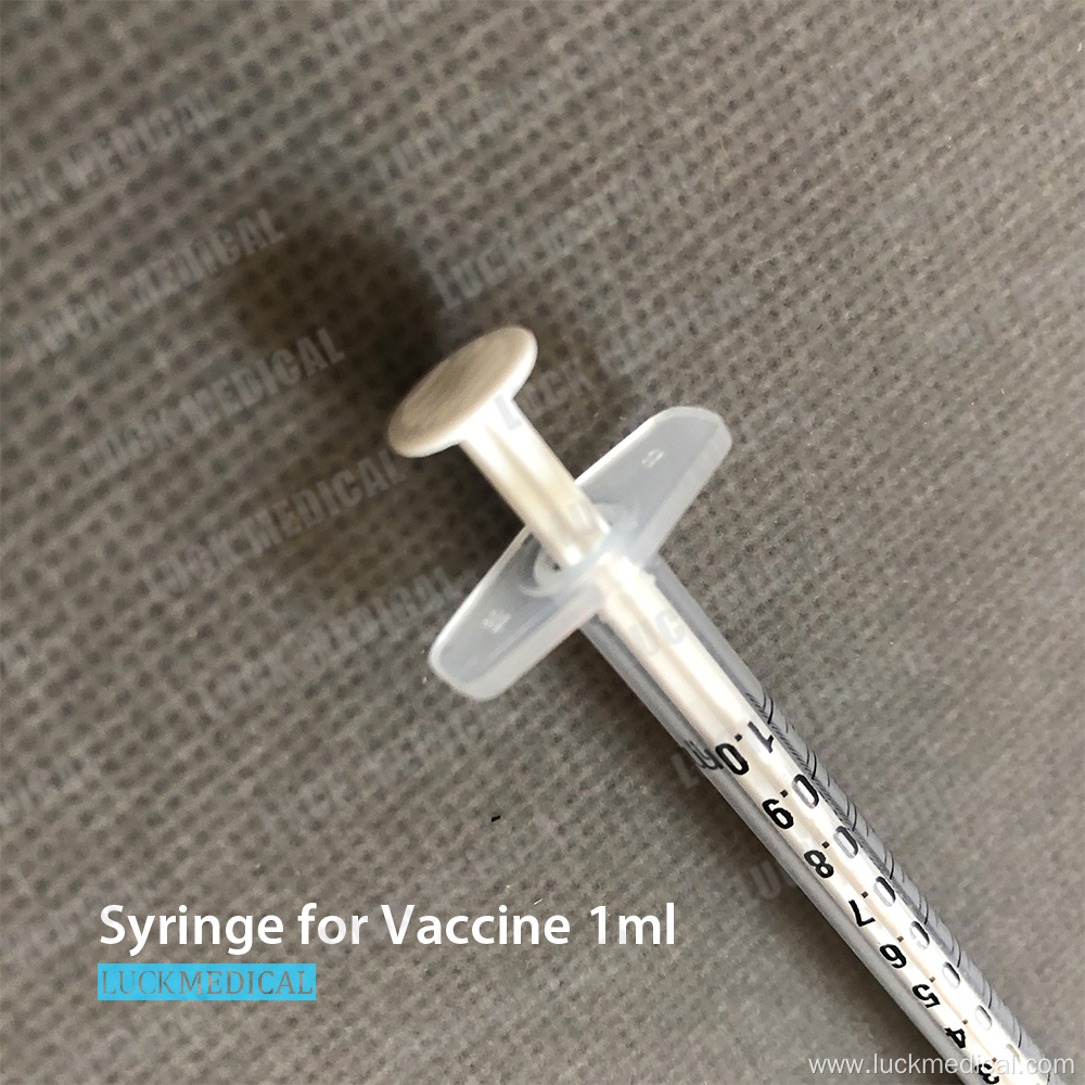 Disposable COVID Vaccine Syringe Empty