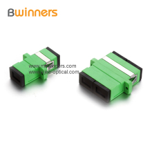 Simplex Duplex Plastic LC Fiber Optic Couplers Flange