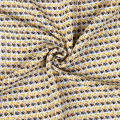 Beige Cotton Brocade Jacquard Fabric