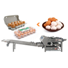 Automatic Duck Egg Pack Machine for Sorting and Packing Egg Trays