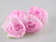 Flower Mesh Bath Sponge, Colorful body bath pouf.