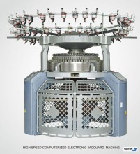 electronic jacquard weaving machine with high speed