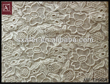 2013 cotton Water soluble lace fabric