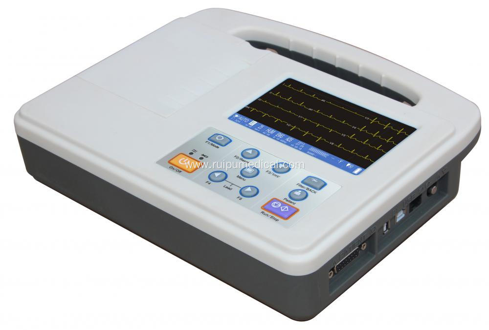 Portable Digital 1 Channel ECG Machine Electrocardiograph