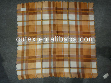 checked plaid printed table cloth