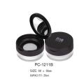 Plastic Cosmetic Round Loose Powder Container PC-1211B