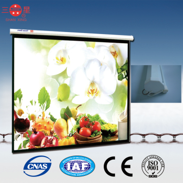 Hot sale manual wall mounted projector screen