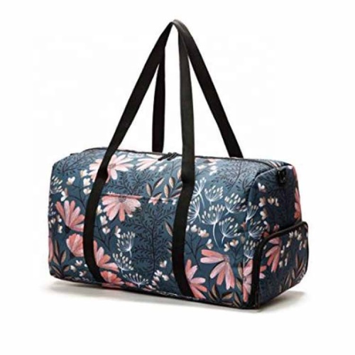 Mais recente moda clássica colorida Floral impresso mulheres viagem Sport Duffel Bag