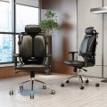 Rotierender Bürostuhl aus PU-Leder mit ergonomischem Design