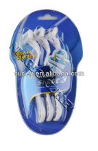 4 blade razor / removable shaving blade razor / solid permanent blade razor