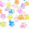 100Pcs 3D Kawaii Glitter Star Bottiglia con retro piatto Cabochons in resina Scrapbooking Gioielli fai da te Accessori per decorazioni artigianali