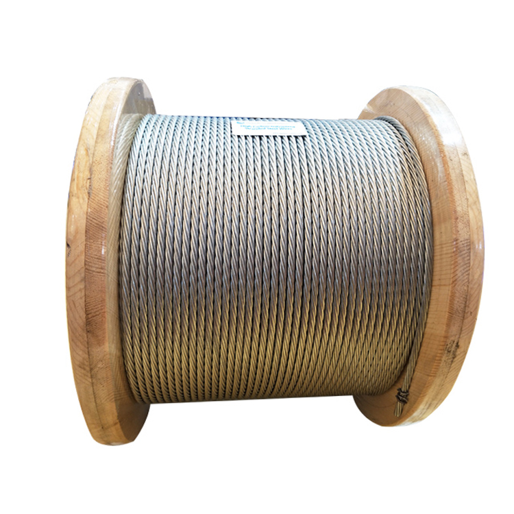 GI Guy Wire 8 mm 1960 MPa Gred 1x3 1x7 Galvanized Steel Strand