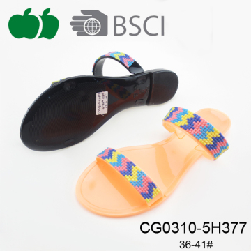 Trendy Fashion Cheap Women Pvc Slippers