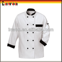 White Polyester Cotton Chef Clothes