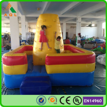 children game inflatable mini climbing wall rock artificial climbing wall