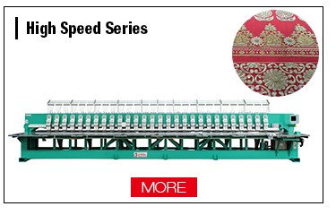 9 needles 23 heads high speed computerized embroidery machine for India market