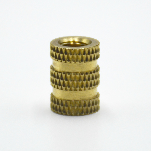 OEM Threaded Knurled Brass Insert Nut For Plastic