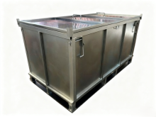 Resin recycling turnover box