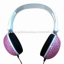 Crystal headphone with microphone