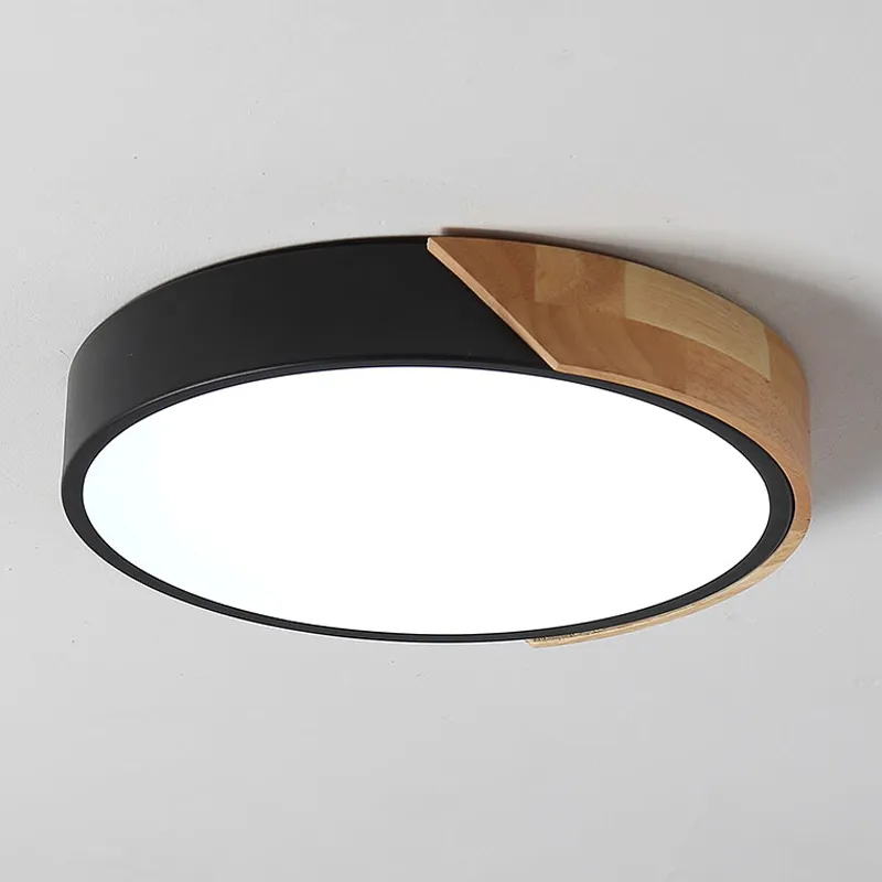 Modern Nordic Minimalist Round LED Ceiling Lamp for Home