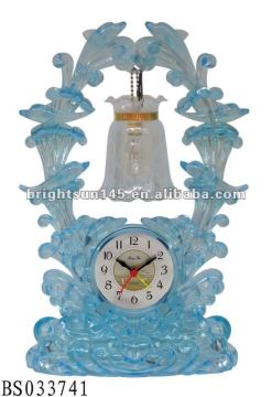 dolphin lamp & clock