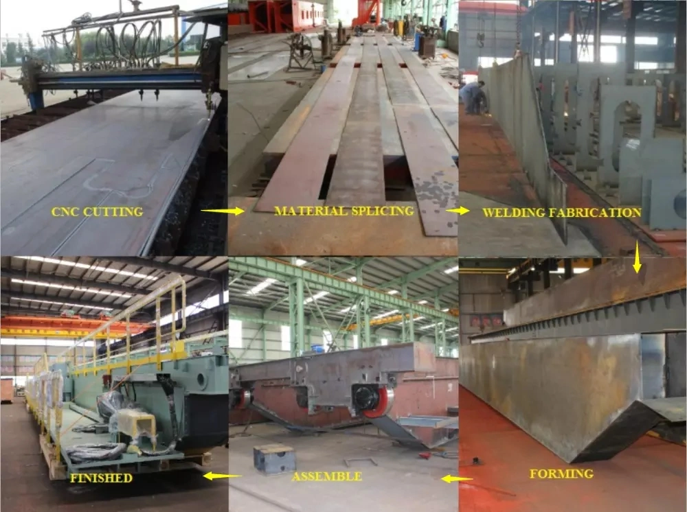 10ton/ 50ton Electric Trolley Type Double Girder Workshop Overhead Crane