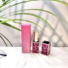 Custom Leopard Print and Pink Lipstick Tubes