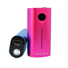 Power Banks, 5200mAh, Customized Requests are Available, 3 Colors for Choose,LED indicate LED flashl