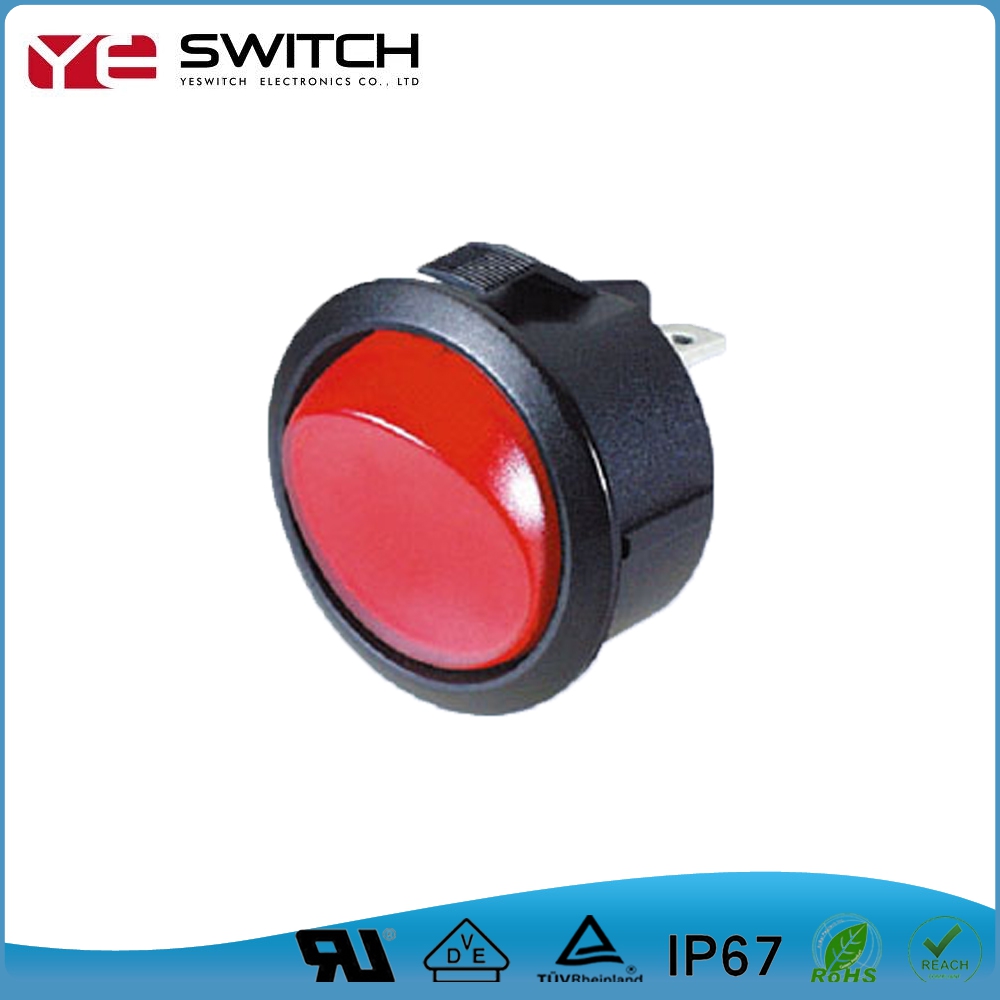 UL Round Rocker Switches