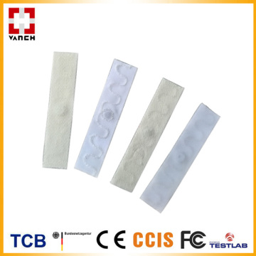860-960mhz UHF Fabric/Texitle rfid tag Apparel Hang rfid tag for clothing management