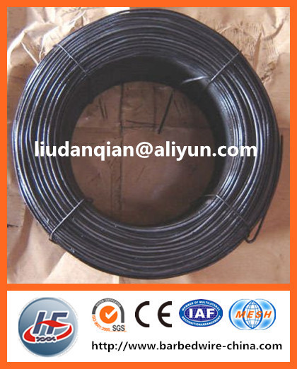 Plastic coated wire loop ties/single loop baling wire ties/double end loop tie wire