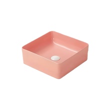 Custom Colored Square Washbasin for Apartments