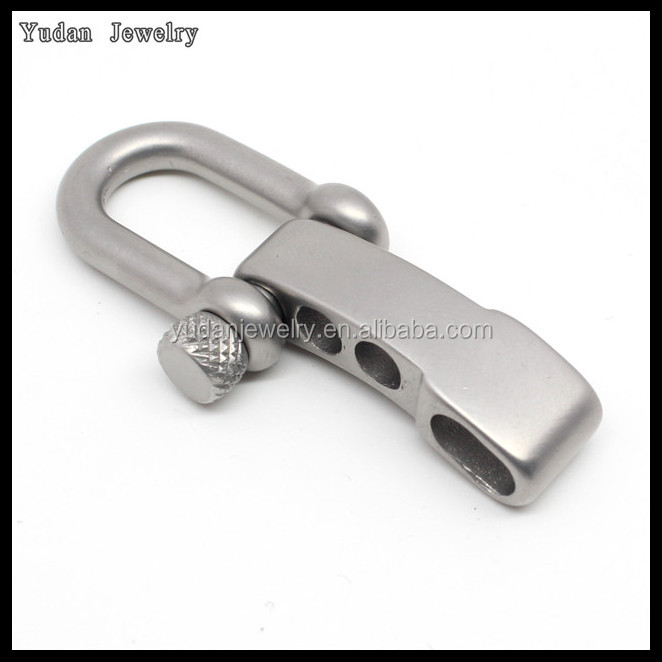 China Manufacturer Wholesale Small Stainless Steel D Shackles for bracelet