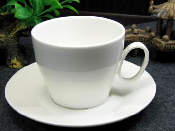 wholesale white ceramic coffee cup and plate