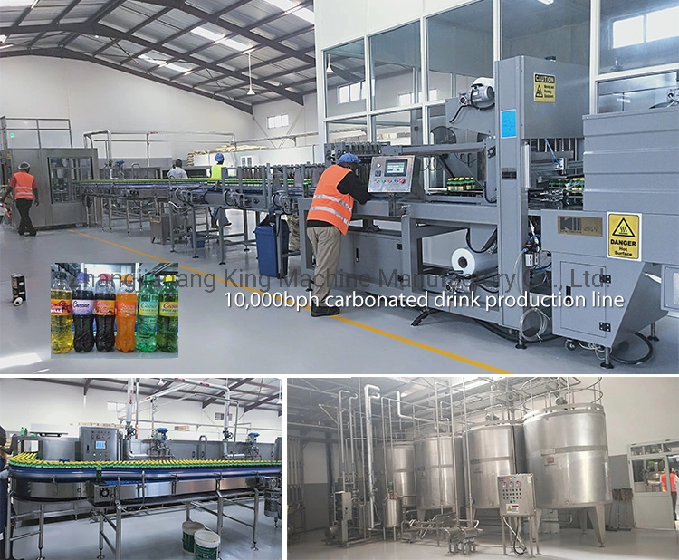 Bottled Soda Water Carbonated Soft Drinks Bottling Filling Machinery