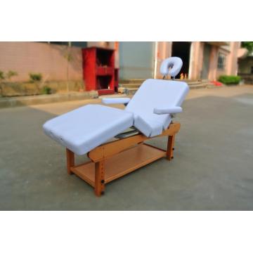 Solid wood massage beauty bed