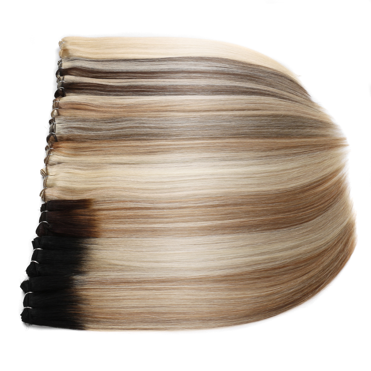 Sample Order Customized Order Available Various Colors Human Hair Weaves Remy Hair Extension
